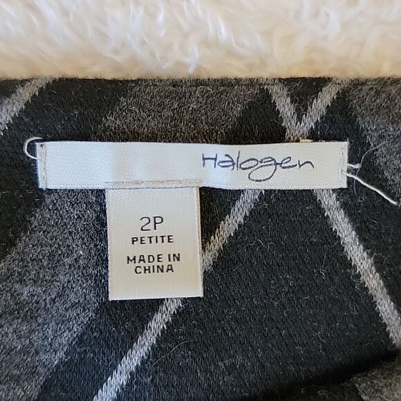 Pencil skirt by Halogen plaid size 2 petite knee length - Picture 5 of 7